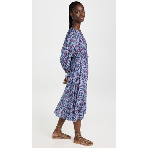 Cleobella Faith Caftan Midi Dress Size Large MSRP: $268 - Picture 3 of 15